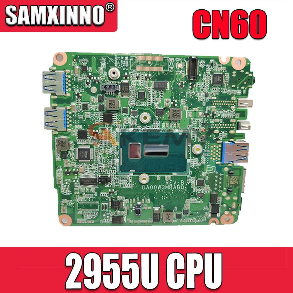 

CN60 notebook mainboard CN60 2955U CPU GM For ASUS laptop motherboard