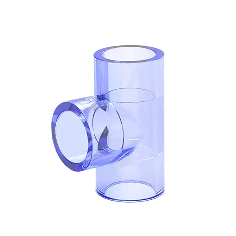 

Прозрачный тройник из ПВХ 20-110 мм