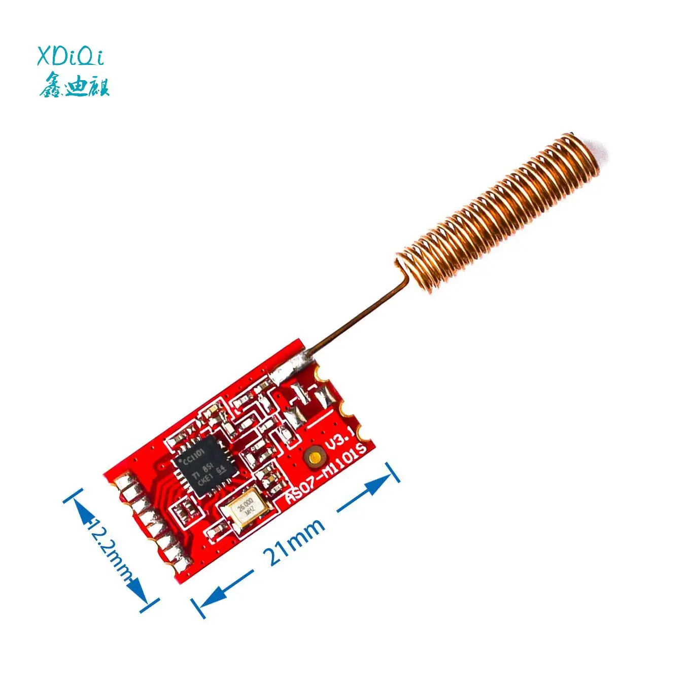 

433M CC1101 10mW Wireless Sender Receiver Module NRF905/SX1212/SI4432