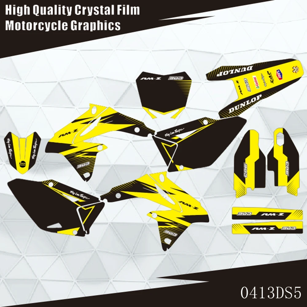

Full Graphics Decals Stickers Background For SUZUKI RMZ450 RMZ 450 RM 450Z 2008 2009 2010 2011 2012 2013 2014 2015 2016 2017