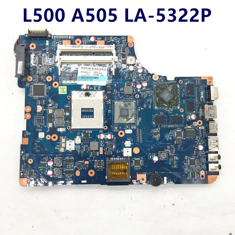 

Free Shipping High Quality Mainboard For L500 A505 NSWAA LA-5322P HD4650 DDR3 HM55 Laptop Motherboard 100% Full Working Well