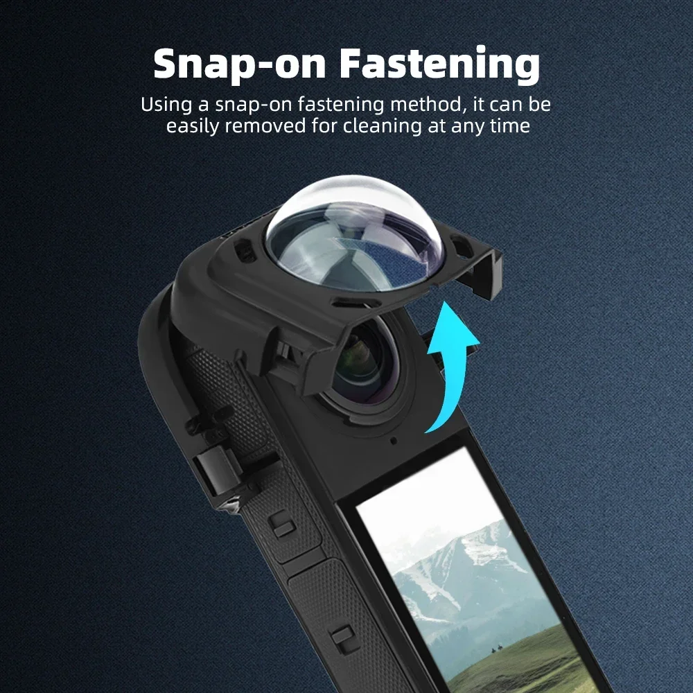Flymile Lens Guard для Insta360 X4 защитный чехол премиум-класса с защелкой твердость 9H