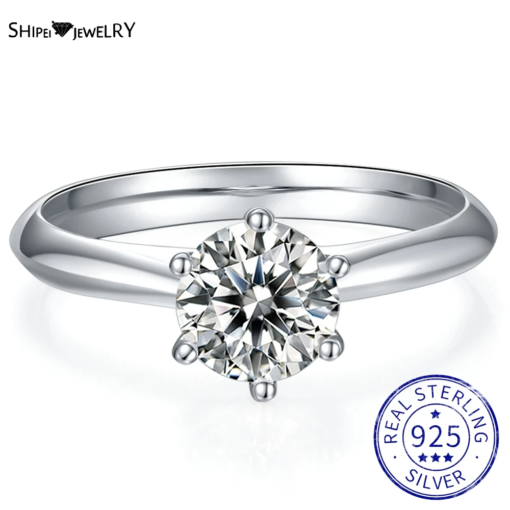 Женское кольцо с бриллиантами 925 карат из серебра пробы | Украшения и аксессуары