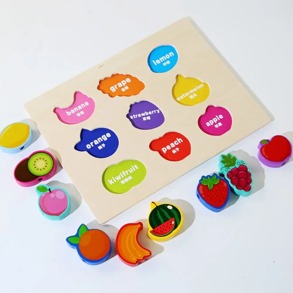 Деревянная головоломка мультяшная 3D игрушка форма дорожное движение животное