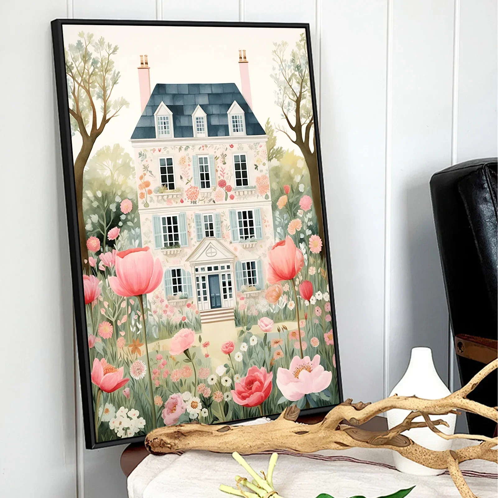 125997 Набор красок по номерам для взрослых - Замок акриловая цифровая картина