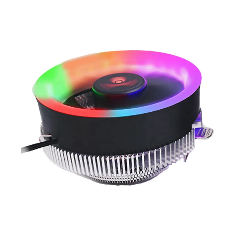 universal computer cpu cooler radiator led heat sink amd intel silent 3pin pc cpu cooling cooler heatsink fan cooler processador free global shipping
