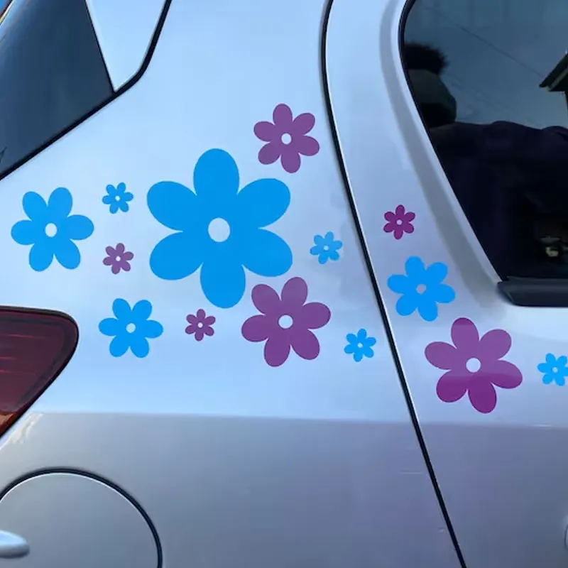 

Set Of 30 Flower JDM Sticker 3 Different Colors To Choose From Please Leave Your Color And Finish Choices In The Seller's Notes