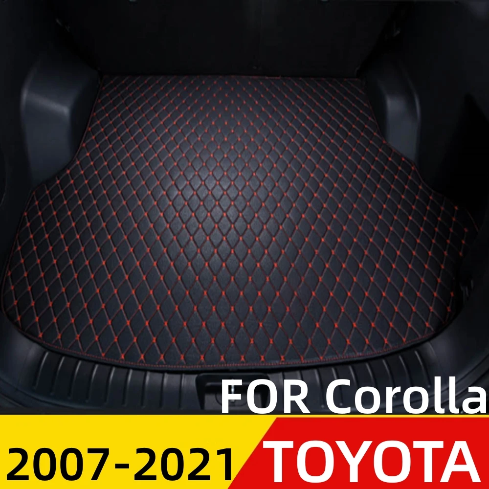 

Коврик для багажника автомобиля для Toyota Corolla 07-21, для любой погоды, XPE, плоский, боковой, задний, грузовой, коврик, подкладка, авто, задние части, багажник, коврик