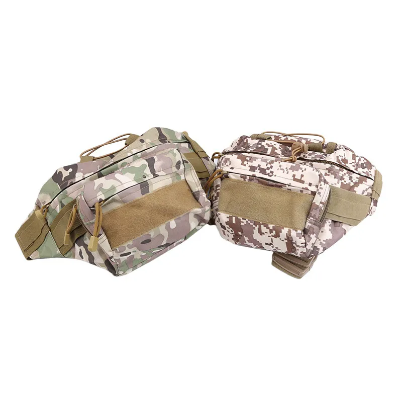 

Outdoor Military Waist Bag Tactical Waist Pack Shoulder Bag Multi-pocket Camping Hiking Pouch Belt Wallet Pouch Purse
