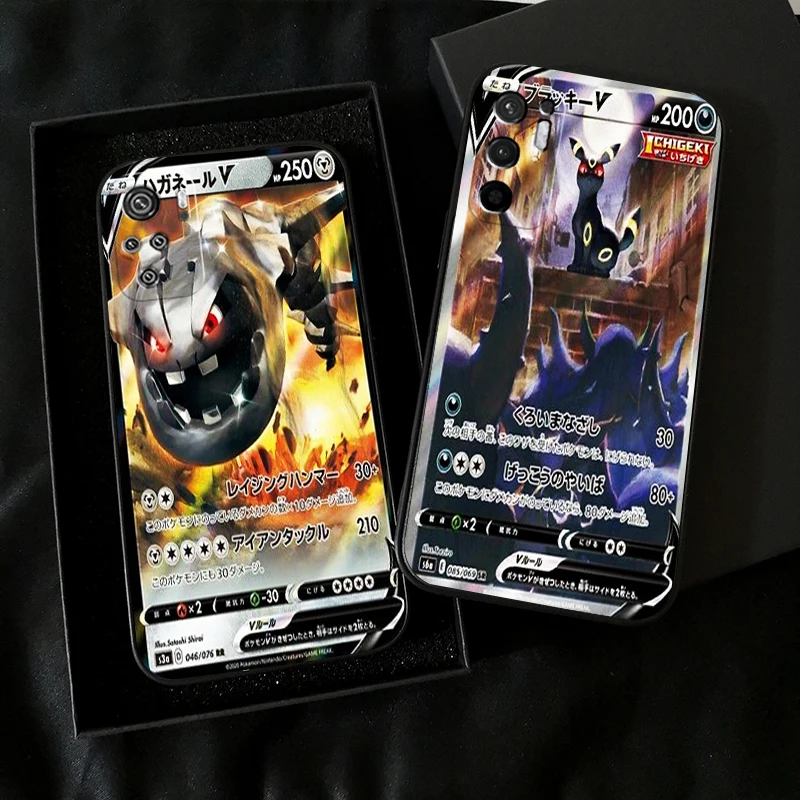

Pokemon Cards Pikachu For Xiaomi Redmi Note 10 10S 10T Pro For Redmi Note 10 5G Phone Case Carcasa TPU Liquid Silicon Coque