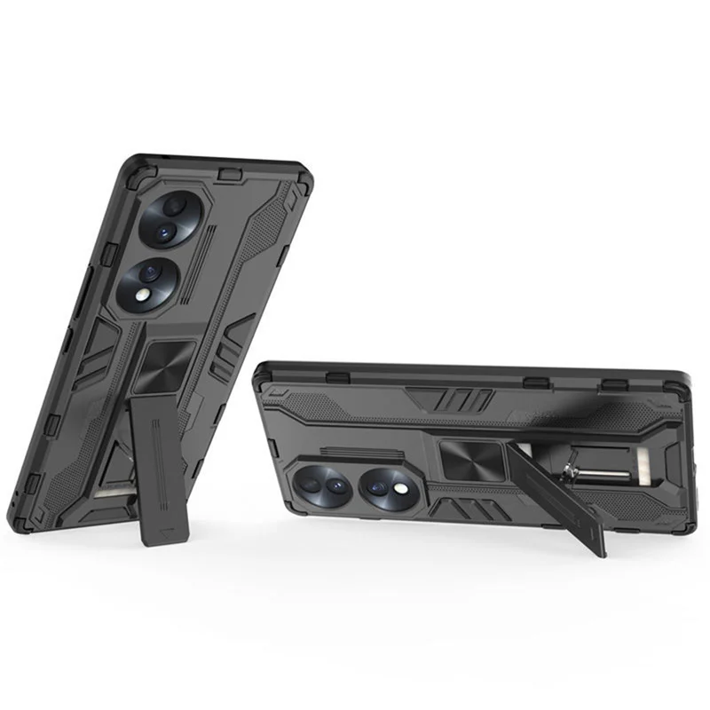 

For Honor 70 Pro Shockproof Magnetic Support Shell Protection All-Inclusive Anti-Drop Curved Screen por New 5g Shell Tide Style