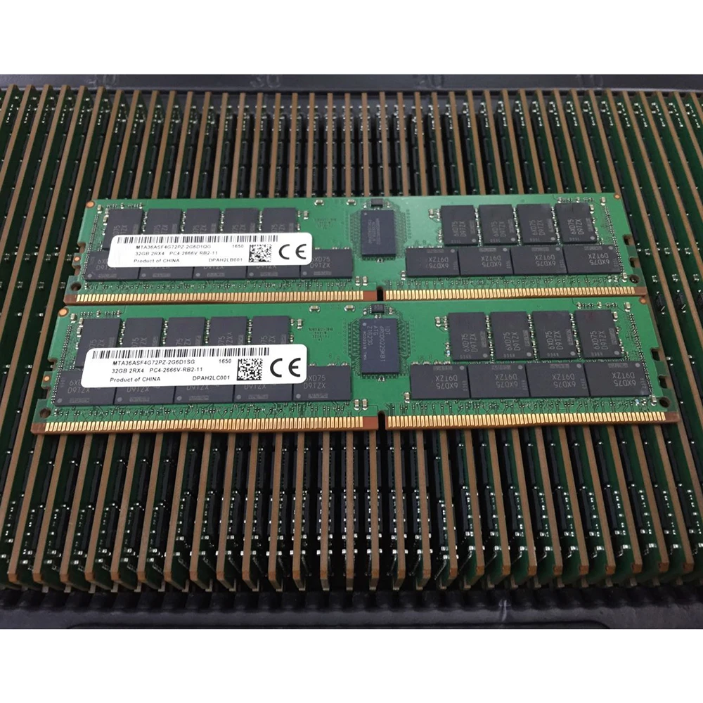 1 шт. Для Микрон DDR4 32G память Высокое качество Быстрая доставка 32GB 2RX4 PC4-2666V-RB2-11 2666MHZ