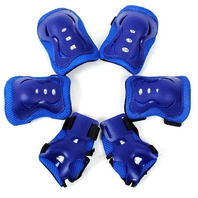 

Chute Board Skating Bicycle Protective Gear Wrister Coordinates Skate Children Knee Protector 6pcs/set Children Kneelet