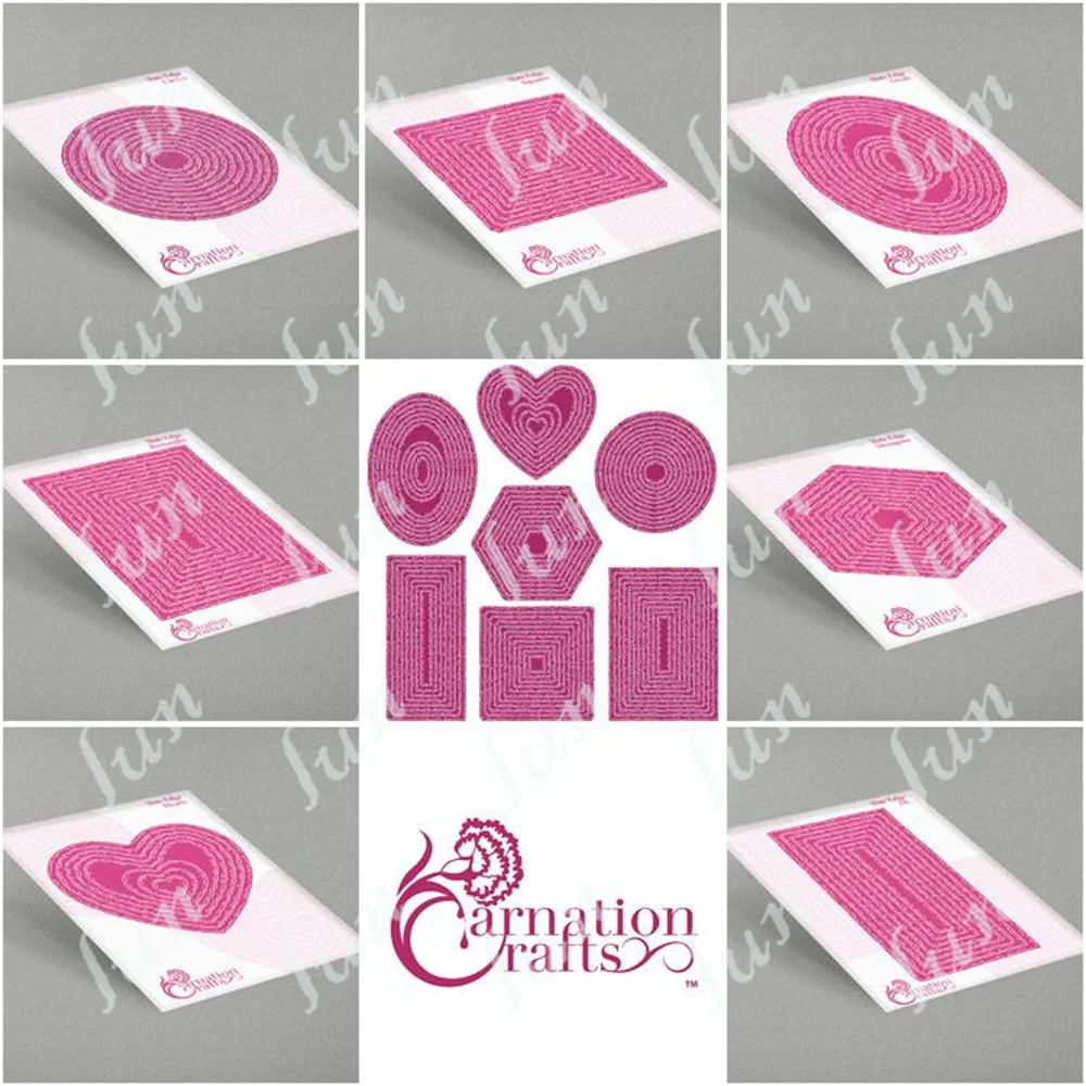 

New Slate Edge Collection Metal Cutting Dies Sets for Diy Craft Making Greeting Card Scrapbooking Decoration Cutting Dies Molds