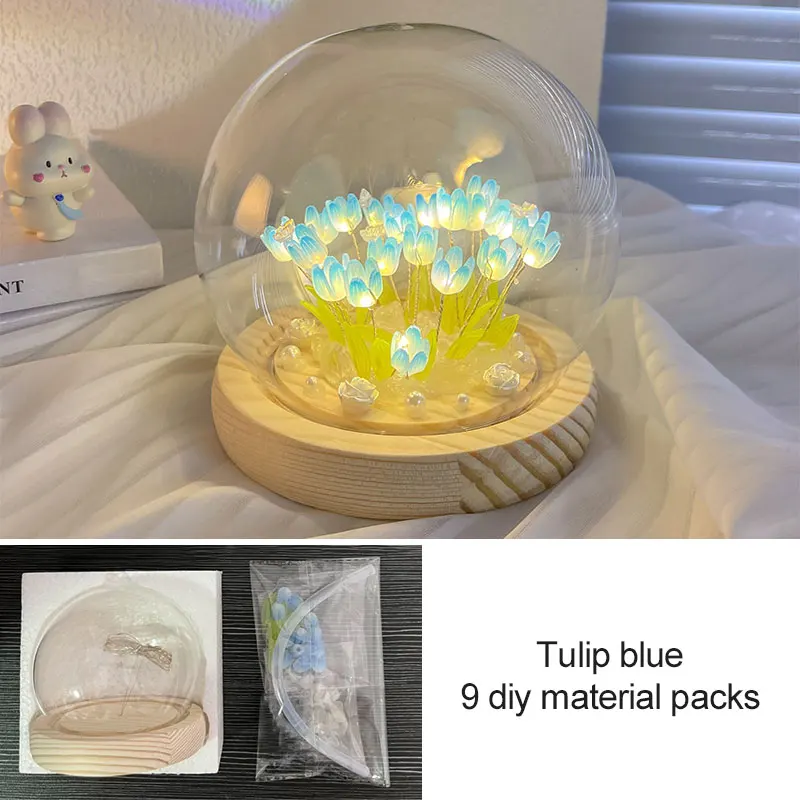 

Ночник тюльпан YOMDID из стекла