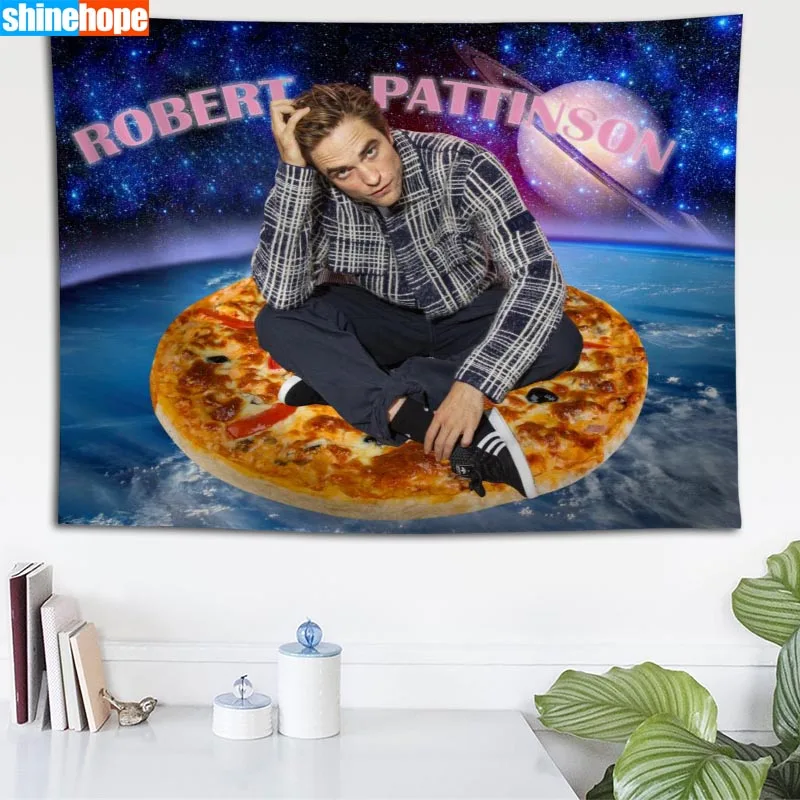 

Robert Pattinson Tapestry Mandala Wall Hanging Wall Tapestry Psychedelic Farmhouse Decor Dorm Room Wall Carpet Wall Blanket