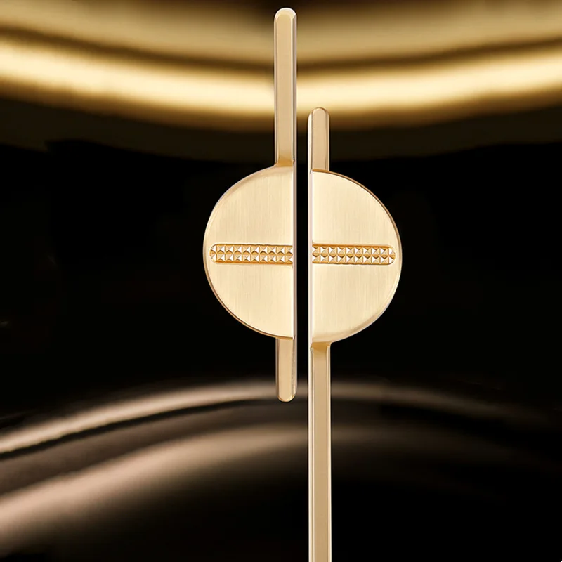 

New Chinese handle cabinet door, cabinet drawer, counter mounted semi-circular extended handle light luxury wardrobe door handle