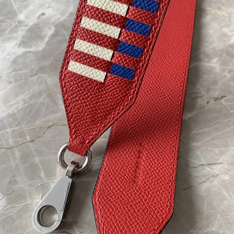 New Model Is Applicable To Kelly Bag Shoulder Strap Hand Sewn Woven Cowhide Shoulder Strap Bag Accessories DIY