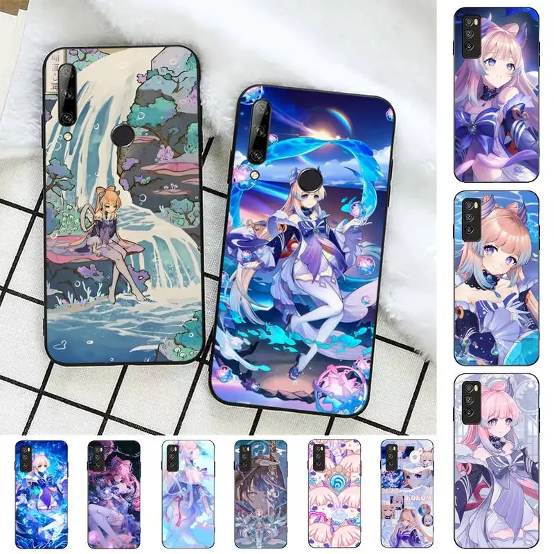 

Genshin Impact Sangonomiya Kokomi Phone Case for Huawei Honor 10 i 8X C 5A 20 9 10 30 lite pro Voew 10 20 V30