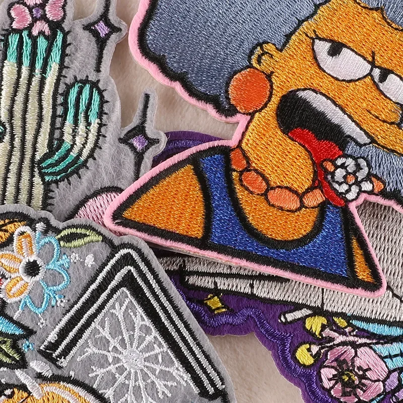 FZdiy железные нашивки для одежды индивидуальный значок с героями мультфильмов