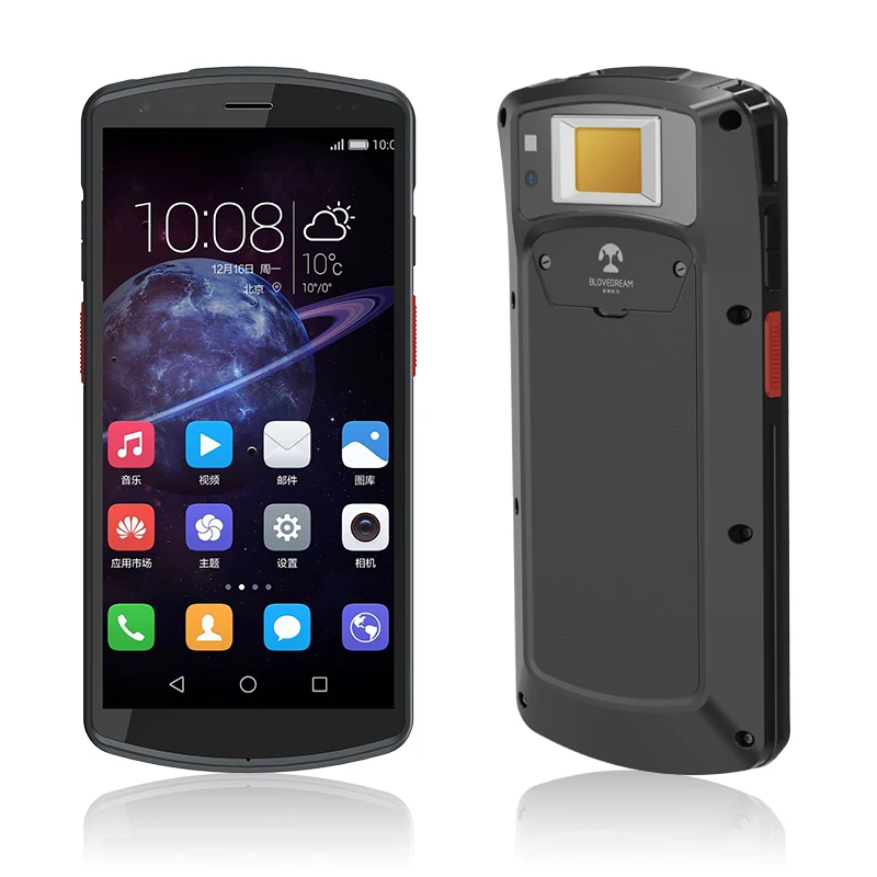 

S80 Rugged Industrial Terminal Handheld 1D 2D QR barcode Android fingerprint data collector