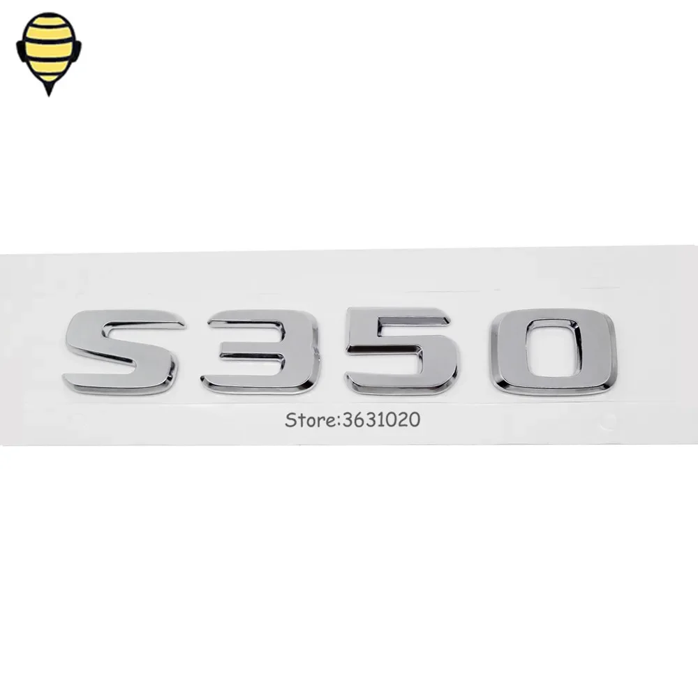 Exterior Accessories Car Rear Sticker Decal Emblem Badge For Mercedes Benz S Class S63 S200 S250 S350 W220 W221 SLK SLS 320L