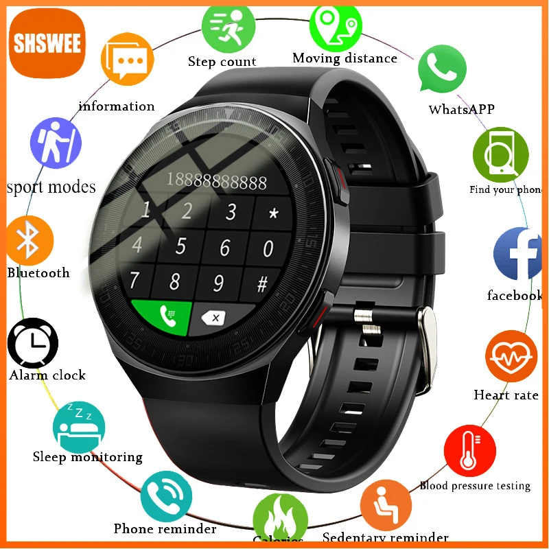 

Смарт-часы мужские с поддержкой Bluetooth, 8 ГБ, IP67