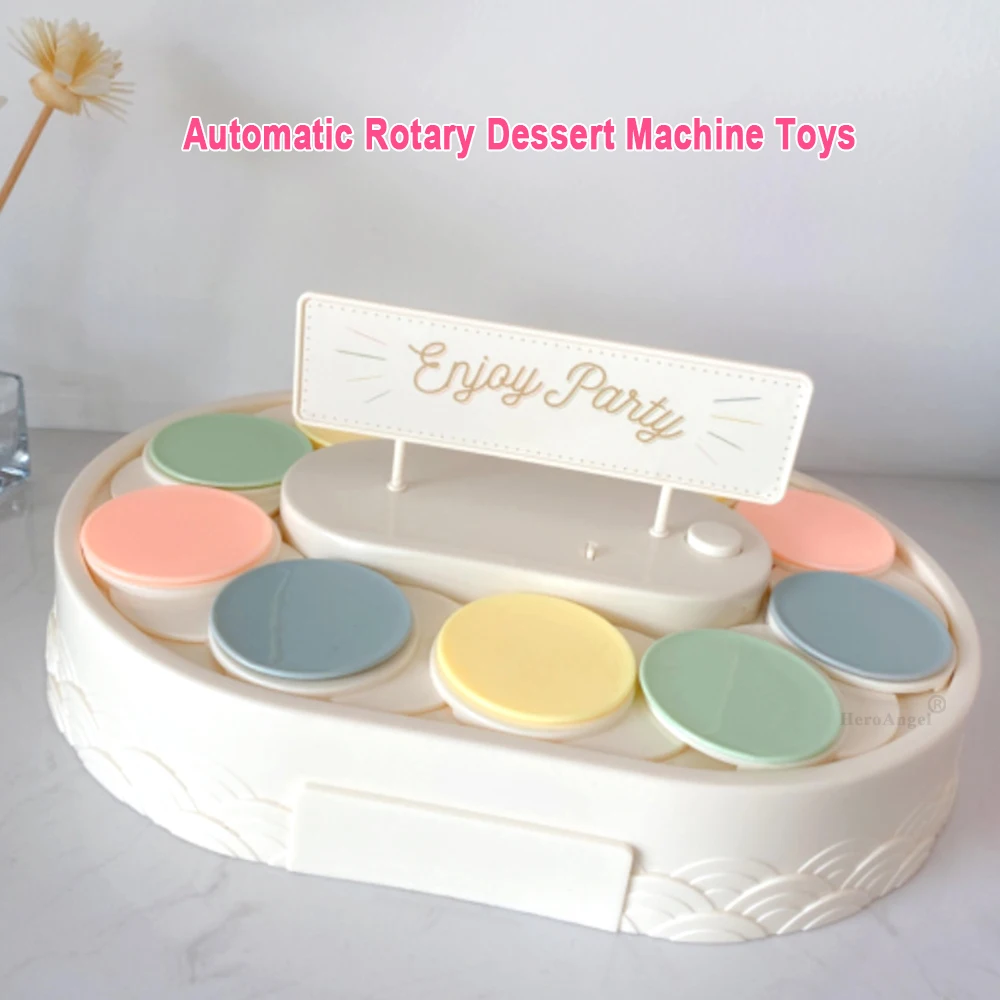 

New Practical Auto-Rotating Dessert Table Dessert Display Stand Birthday Party Supplies Rotary Dessert Machine Toys
