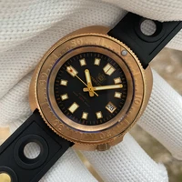 bronze watch steeldive official sd1970s dive wristwatch cusn8 bronze abalone series swiss luminous vintage men mechanical watch