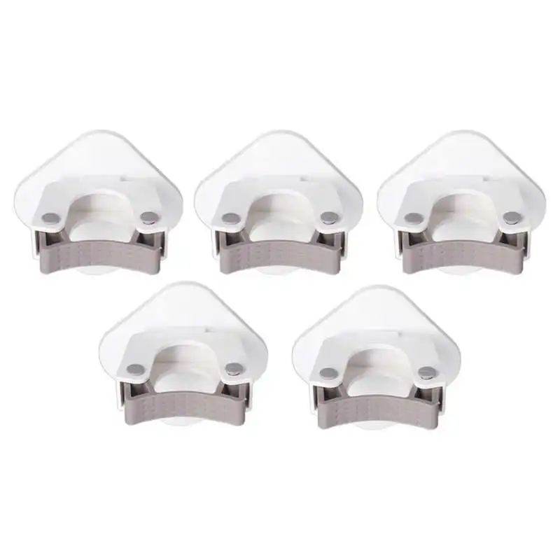 Mop Rack Punch Free Multifunctional Broom Hanger for Bathroom for Kitchen
