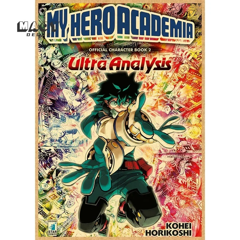 винтаж постеры для интерьера Плакаты из крафт-бумаги с мотивами аниме Моя