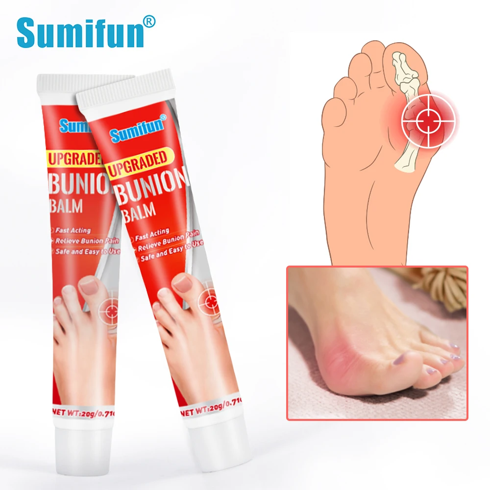 

20G Sumifun Gout Bunion Balm Artrosis Pain Relief Oinement Arthritis Joint Treatment Against Gout Hallux Valgus Foot Health Care