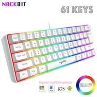Keys Gaming Keyboard RGB Backlight Keyboard And Mouse Wired Gamer Keyboard for Computer MAC PS4