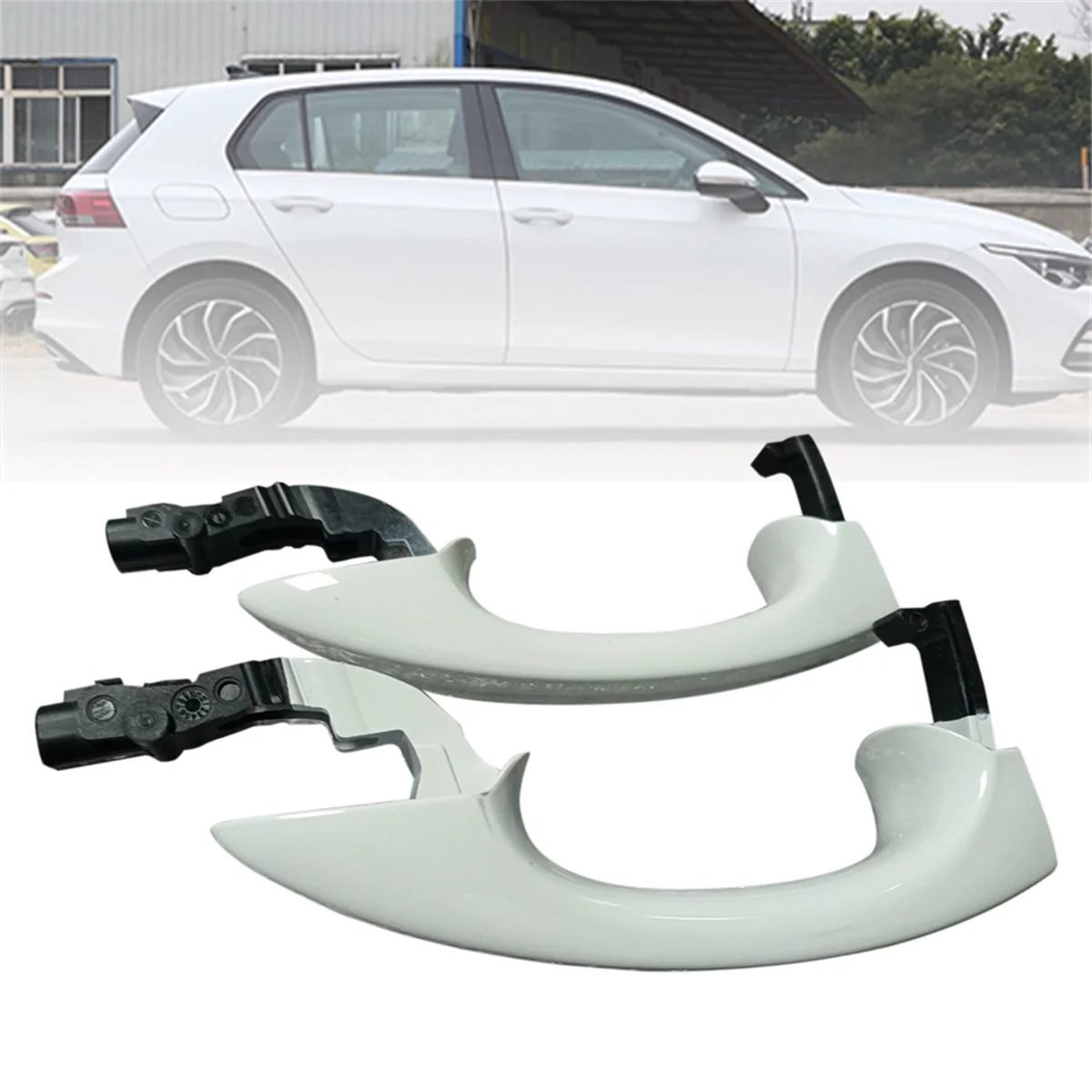 2 шт. передние левые и правые наружные дверные ручки Kessy 5G0837205Q 5G0837206Q для гольфа