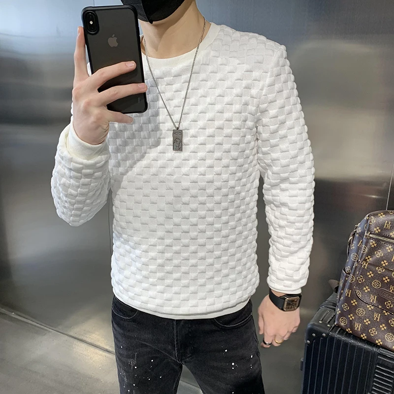 

Men Spring Hoodies Autumn Mens Sweatshirts New Casual Solid Pullover Street Wear Clothing Mens Harajuku Tops Plus Size S-3XL