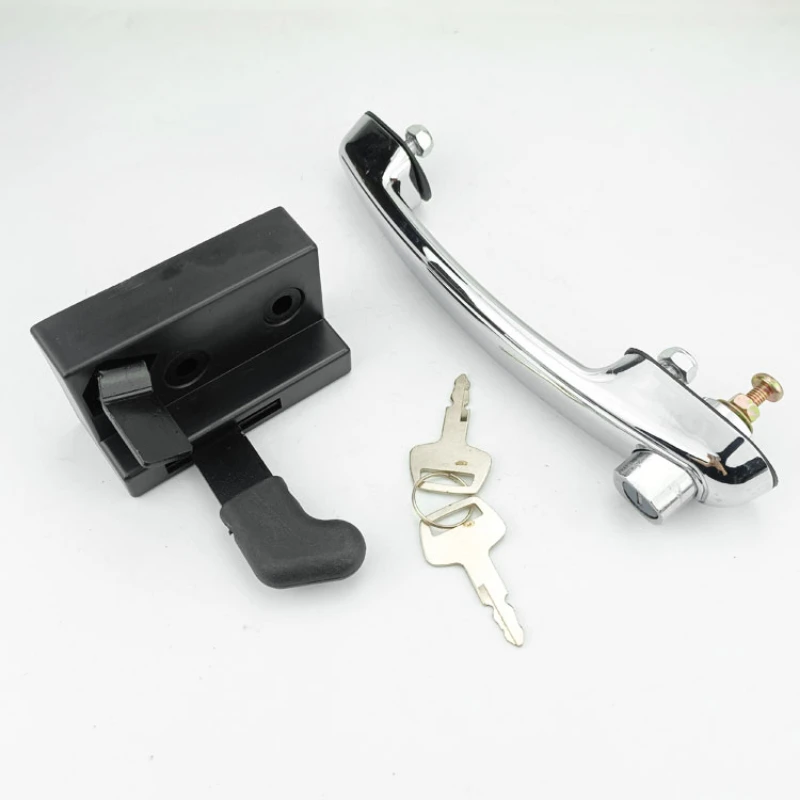 

Excavator Parts For Modern Excavator Accessories Modern R60-7 Cab Door Lock Assembly 60-7 Cab Door Lock Rear Cover Lock