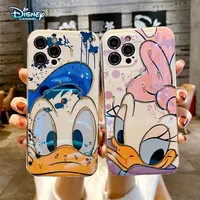 disney donald daisy duck phone cases for iphone 13 12 11 pro max mini xr xs max 8 x 7 se 2022 silicone soft shell
