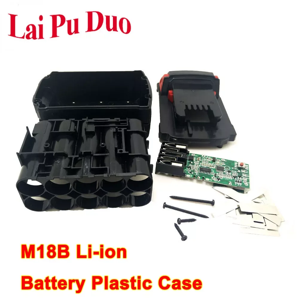 

For Milwaukee 18V M18B Lithium Battery Plastic Case Charging Protection Circuit Board M18 48-11-1815 3Ah 4Ah 5Ah PCB Board Shell