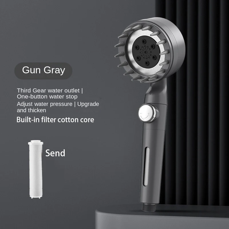 

Hand Shower Nozzle Universal Adaptation Pressurized Large Water Output High Pressure Bathroom Accessories Shower Head