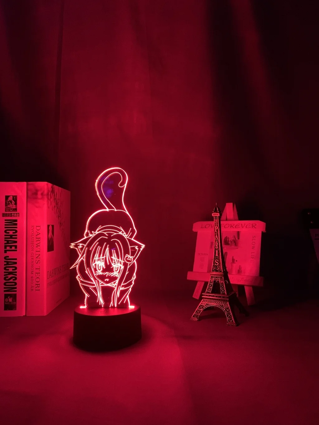 3d-лампа в стиле аниме для старшей школы DxD Shirone Toujou спальни декоративный
