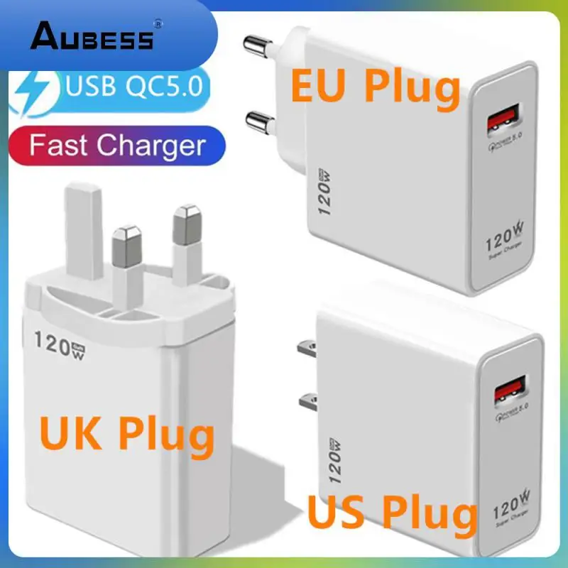 

Eu 62g 120w Super Flash Charge Quick Plug Travel Must-have Usb Charging Head Multiple Specifications Available Type-c Data Cable