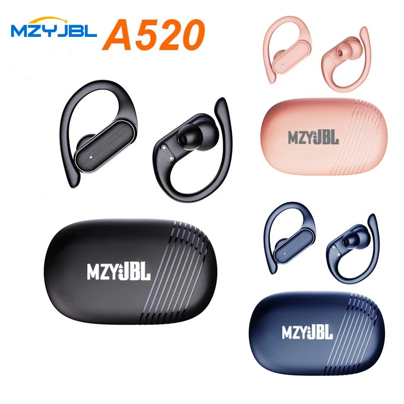 

mzyJBL True Bluetooth Earphones Headphones Wireless Earbuds Waterproof in-Ear Deep Bass Gamer Headset with Charging Box and Mic