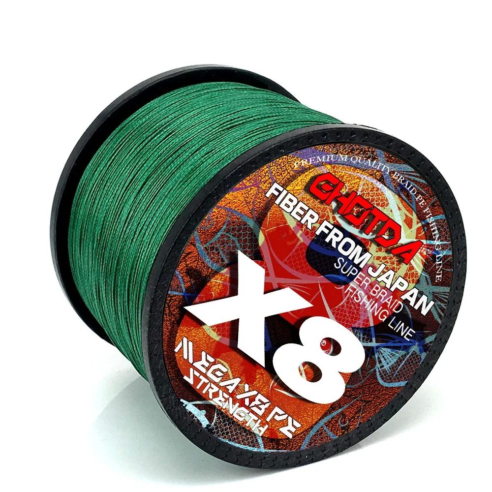 

GHOTDA 500M 1000M 8 Strands 18-78LB PE Braided Fishing Wire Multifilament Super Strong Fishing Line Carp Fishing Accessories