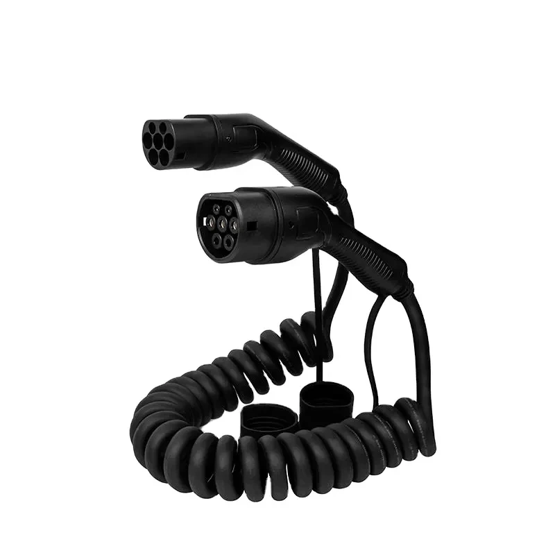 

480v EV Charging Cable Type2 32A 3 Phase 22KW Electric Vehicle 5M Type 2 IEC 62196 EVSE Charging Station Female to Male Plug