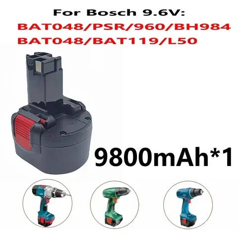 KEPAH 9.6В Ni-MH аккумулятор для Bosch