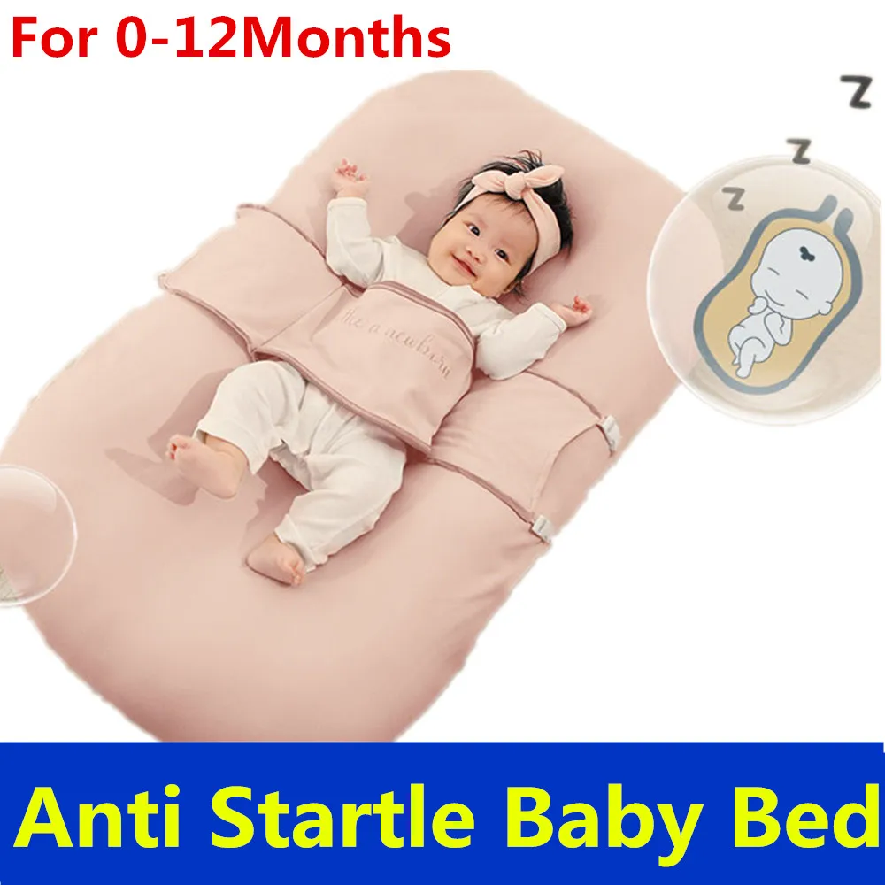 0-12 Months Kid Baby Bed For Newborn Portable Baby Breathable Infant Sleeping Basket Anti Startle Baby Care Toddler Bed Cribs