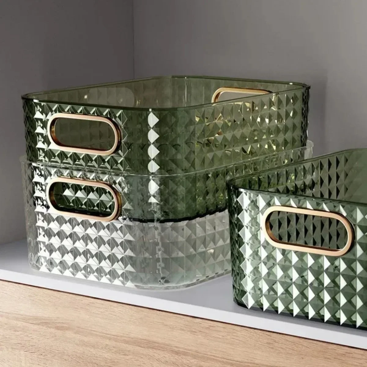 Органайзер для хранения аксессуаров ванной комнаты с ручкой