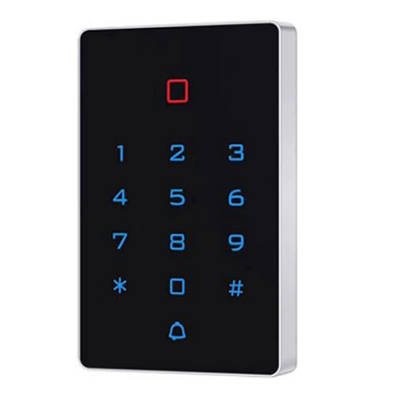

RFID Клавиатура контроля доступа без ключа 2000 Пользователь EM/ID карта сенсорный экран автономный считыватель доступа не водонепроницаемый