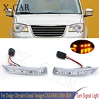 X-CAR 68052079AC 68052078AC указатель поворота бокового зеркала фонари для Dodge Chrysler Grand Voyager CARAVAN 2010-2016 левый и правый одиночный