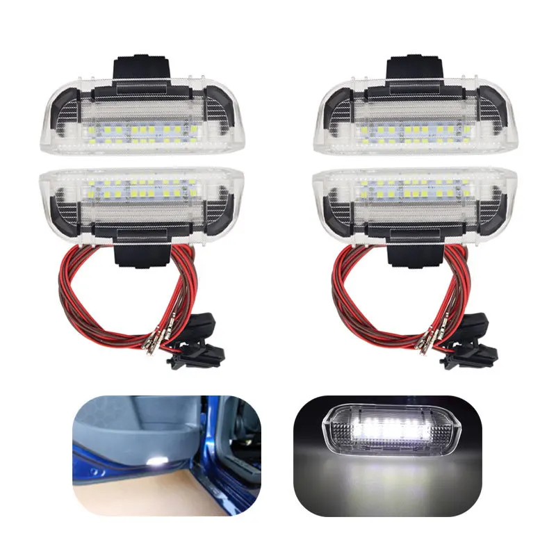 

2x/4x сигнальные огни дверей автомобиля, лампы для проектора приветствия для VW Passat B6 B7 CC Golf 6 7 Jetta MK5 MK6 Tiguan Scirocco Superb EOS